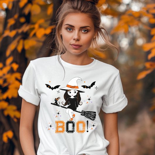 Halloween Boo Witch T-shirt