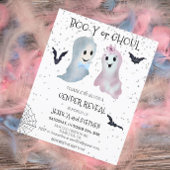 Halloween Boo-y en Ghoul Gender onthullen Ghosts