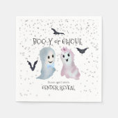 Halloween Boo-y en Ghoul Gender onthullen Ghosts Servet (Voorkant)