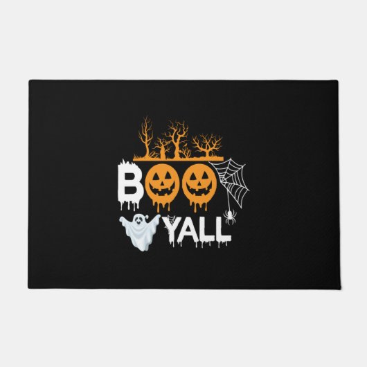 Halloween Boo Yell Halloween Birthday Deurmat (Voorkant)