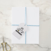 Halloween BooBees Cadeaulabel (Met Touw)