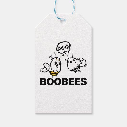Halloween BooBees Cadeaulabel (Voorkant)