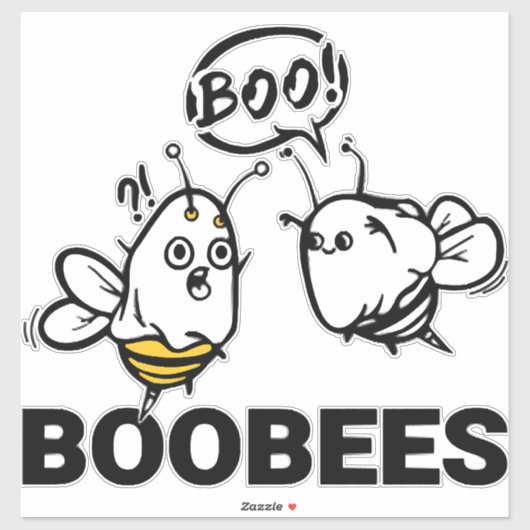 Halloween BooBees Sticker (Vel)