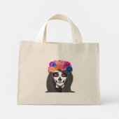 Halloween boodschappentas mini tote bag (Achterkant)