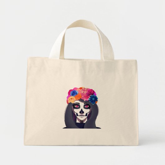 Halloween boodschappentas mini tote bag (Voorkant)