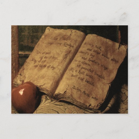 Halloween Book of Potions ~ Briefkaart (Voorkant)