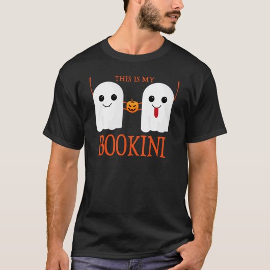 Halloween Bookini Ghost Bikini Boo T-shirt (Voorkant)