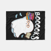 Halloween Books Librarian English Teacher Reader R Fleece Deken (Voorkant (Horizontaal))