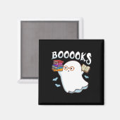 Halloween Books Librarian English Teacher Reader R Magneet (Voorkant / Achterkant)