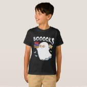 Halloween Books Librarian English Teacher Reader R T-shirt (Voorkant volledig)