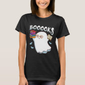 Halloween Books Librarian English Teacher Reader R T-shirt (Voorkant)
