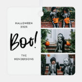 Halloween boom 3 foto metalen ornament (Voorkant)