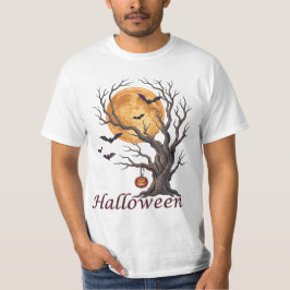 Halloween Boom en Pompoen Jack-o'-Lantern T-shirt