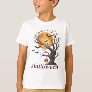 Halloween Boom en Pompoen Jack-o'-Lantern T-shirt