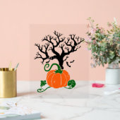 Halloween boom Herfst Shirten Halloween Sweatshirt Acryl Bord (Huwelijk)