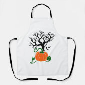 Halloween boom Herfst Shirten Halloween Sweatshirt Schort (Voorkant)