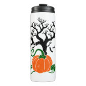 Halloween boom Herfst Shirten Halloween Sweatshirt Thermosbeker (Voorkant)