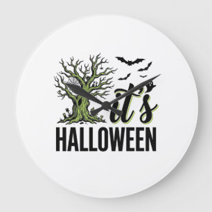 Halloween Boom Het is Halloween Vintage Griezelen_ Grote Klok