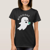 Halloween Booooks Ghost Reading Boo Read Books Lib T-shirt (Voorkant)