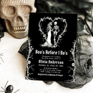 Halloween Boo's Before I Do's Vrijgezellenfeest Kaart
