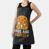 Halloween Boos en Drank Drankfeest Design Schort (Insitu)
