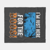 Halloween Boos Ghost Graveyard Vector Design_1 Fleece Deken (Voorkant (Horizontaal))