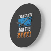 Halloween Boos Ghost Graveyard Vector Design_1 Grote Klok (Hoek)
