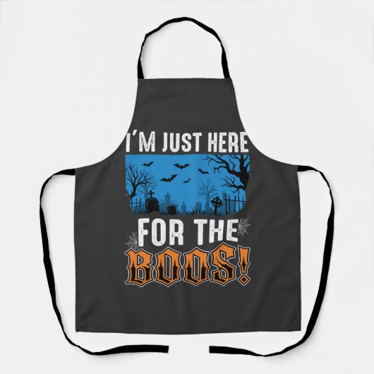 Halloween Boos Ghost Graveyard Vector Design_1 Schort (Voorkant)