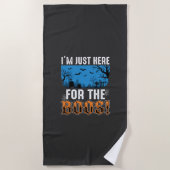 Halloween Boos Ghost Graveyard Vector Design_1 Strandlaken (Voorkant)