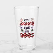 Halloween Boos Glas (Voorkant)