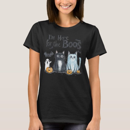 Halloween Boos para Catrachas 01 T-shirt (Voorkant)