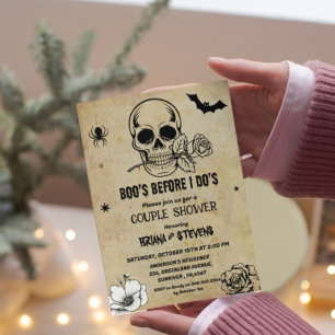 Halloween Boos Voor I Dos Couple Shower Kaart