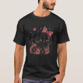 Halloween Bootiful Ghost Flowers Kostuum Party Tri T-shirt (Voorkant)