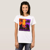 ! Halloween Boovine Pop Art Koe Tshirt (Voorkant volledig)