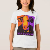 ! Halloween Boovine Pop Art Koe Tshirt (Voorkant)