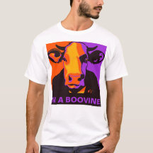 ! Halloween Boovine Pop Art Koe Tshirt