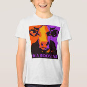 ! Halloween Boovine Pop Art Koe Tshirt (Voorkant)