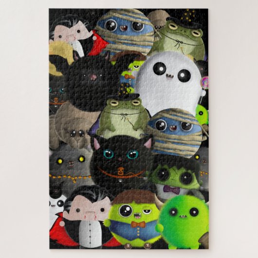 Halloween Borb Puzzle Legpuzzel (Verticaal)