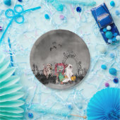 Halloween-Bord voor boortorens Papieren Bordje (Feest)