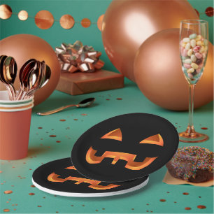 Halloween Borden Feestelijke Pompoen Papier Borden Papieren Bordje