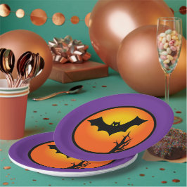 Halloween Borden  Papieren Bordje