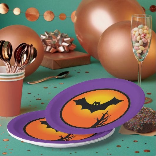 Halloween Borden Papieren Bordje (Multi)