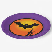 Halloween Borden Papieren Bordje (Gekanteld)