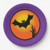 Halloween Borden Papieren Bordje (Voorkant)
