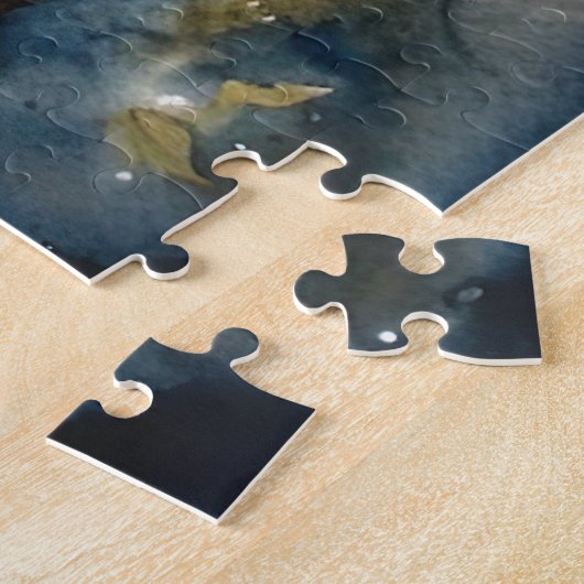 Halloween Border Collie met pomkins Scary Legpuzzel (Zijkant)