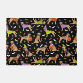 Halloween Border Terrier Doormat Deurmat (Voorkant)