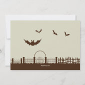 Halloween Border Uitnodiging (Achterkant)