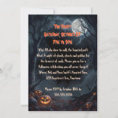 Halloween Bos Feest Kaart (Voorkant)
