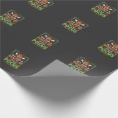 Halloween Bos Heksenketel Cadeaupapier (Hoek)
