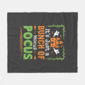 Halloween Bos Heksenketel Fleece Deken (Voorkant (Horizontaal))